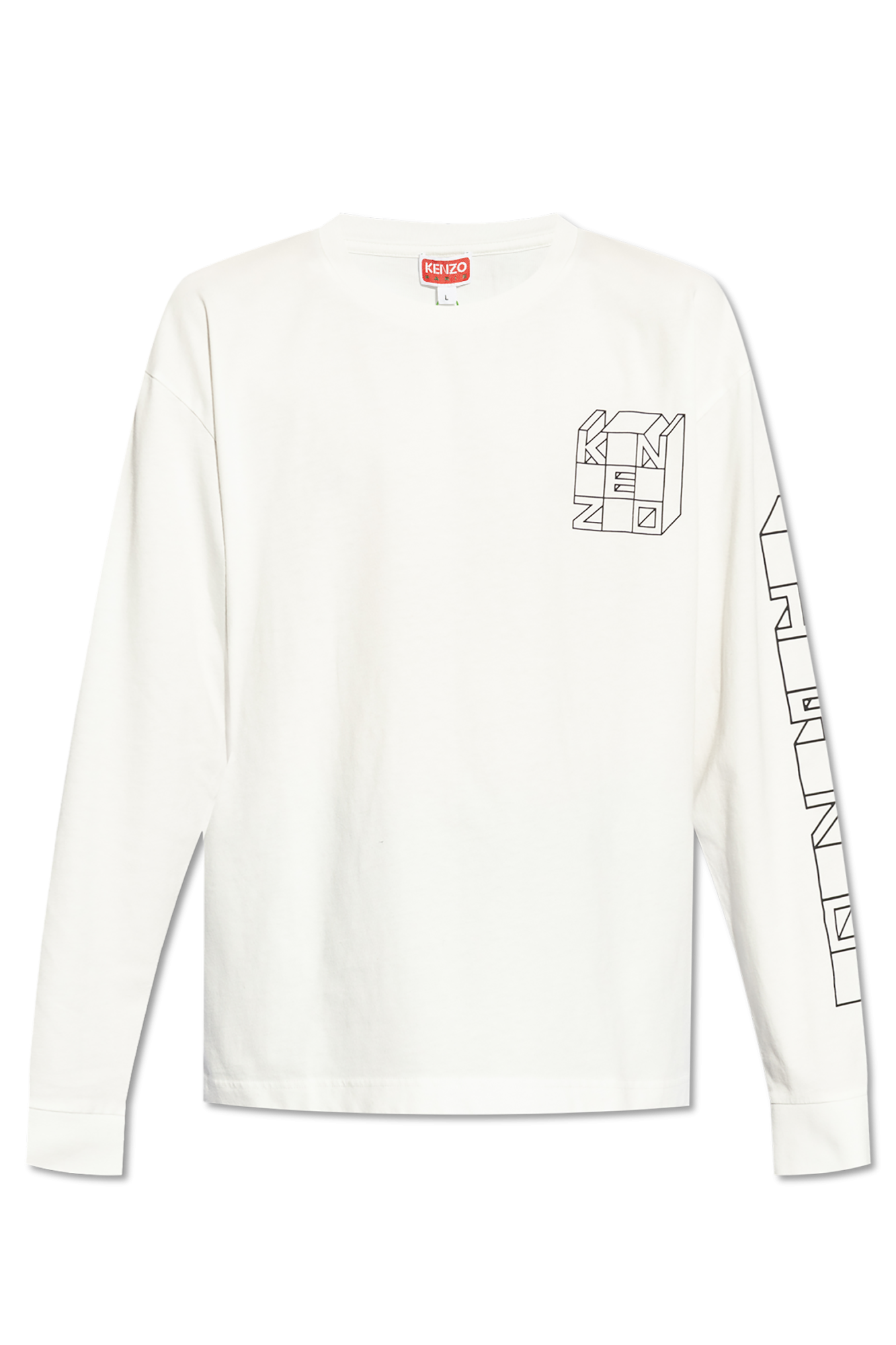 SchaferandweinerShops Malaysia Undercover graphic print crew neck sweatshirt Verde White Logo Printed Crew Neck Sweatshirt Kenzo